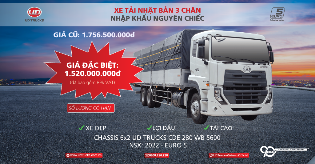 KM giam ton xe 3 chan - CDE 280 TMB