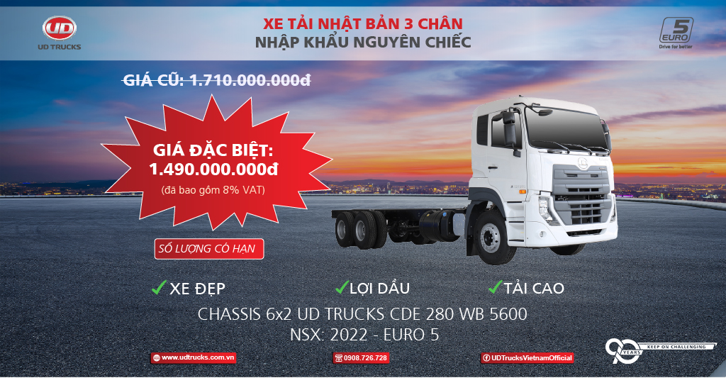 KM Giam ton xe 3 chan CDE280 WB5600
